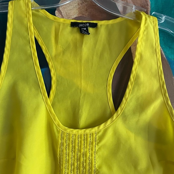 Jacob Sunny Yellow Women's Tank Top M - Picture 16 of 16